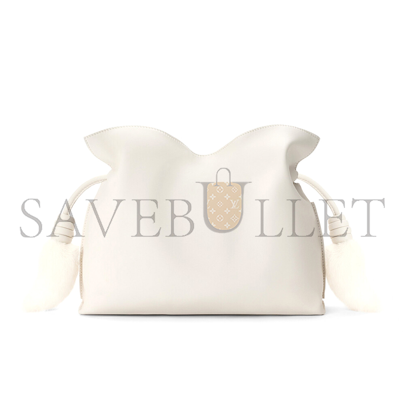 LOEWE MEDIUM LION INTARSIO FLAMENCO CLUTCH IN CALFSKIN A411FC1XF1 (30*24.5*10.5cm)